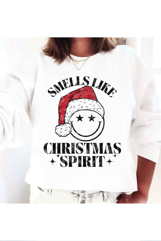 CHRISTMAS SPIRIT GRAPHIC SWEATSHIRT