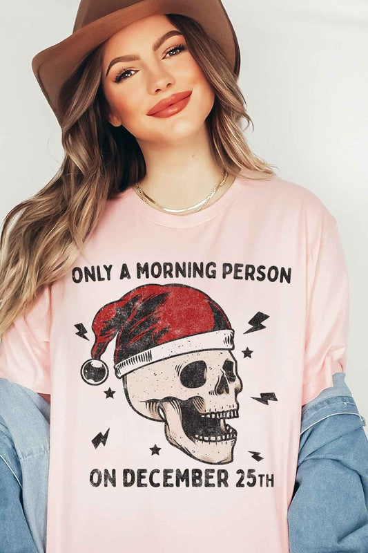 CHRISTMAS MORNING GRAPHIC T-SHIRT