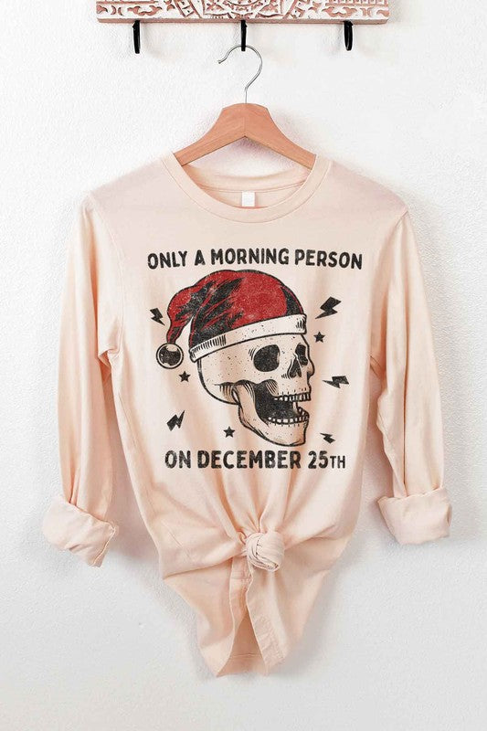 CHRISTMAS MORNING LONG SLEEVE TEE