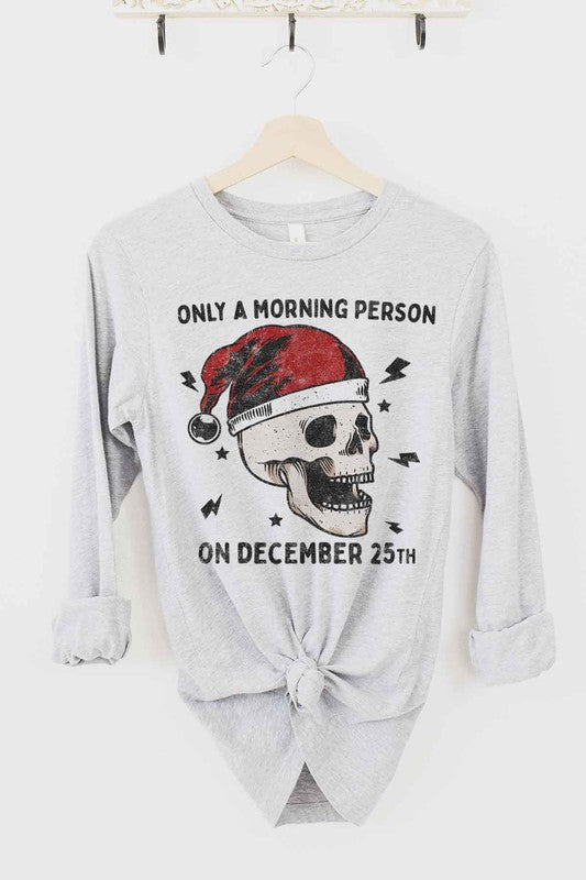 CHRISTMAS MORNING LONG SLEEVE TEE