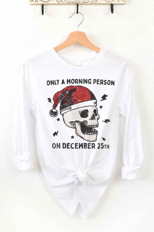 CHRISTMAS MORNING LONG SLEEVE TEE