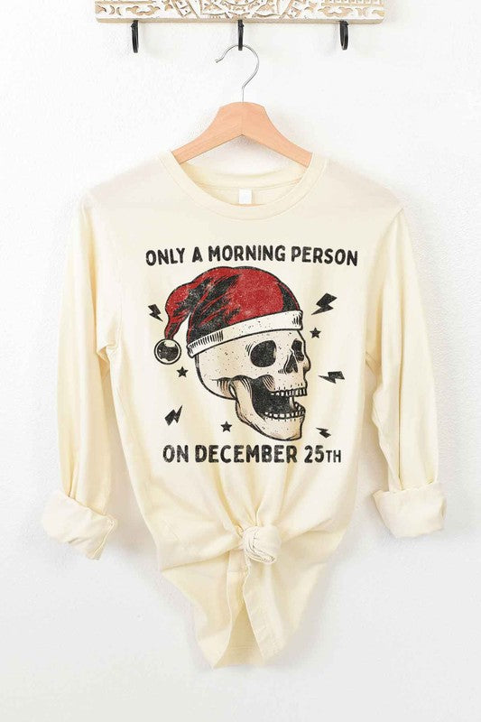 CHRISTMAS MORNING LONG SLEEVE TEE