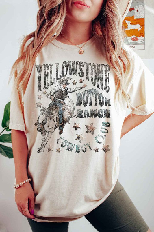 YELLOWSTONE OVERSIZED GRAPHIC TEE / T-SHIRT