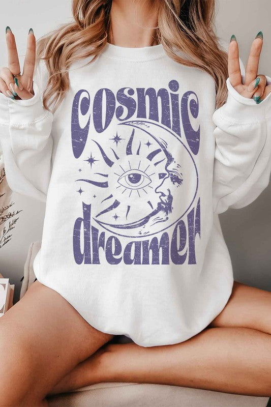 COSMIC DREAMER GRAPHIC SWEATSHIRT