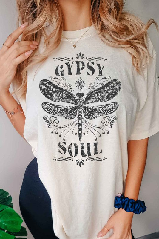 GYPSY SOUL OVERSIZED GRAPHIC TEE