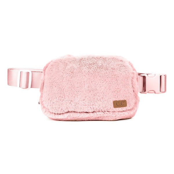 CC Faux Fur Belt Bag Fanny Pack