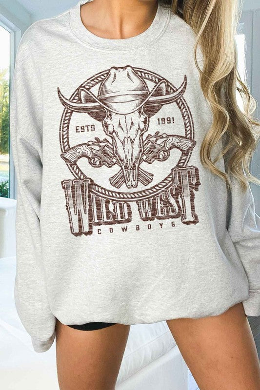 WILD WEST COWBOYS OVERSIZED SWEATSHIRT