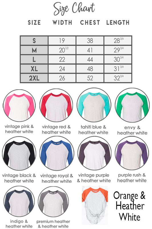 Autumn Fall Colored Bows Graphic Raglan