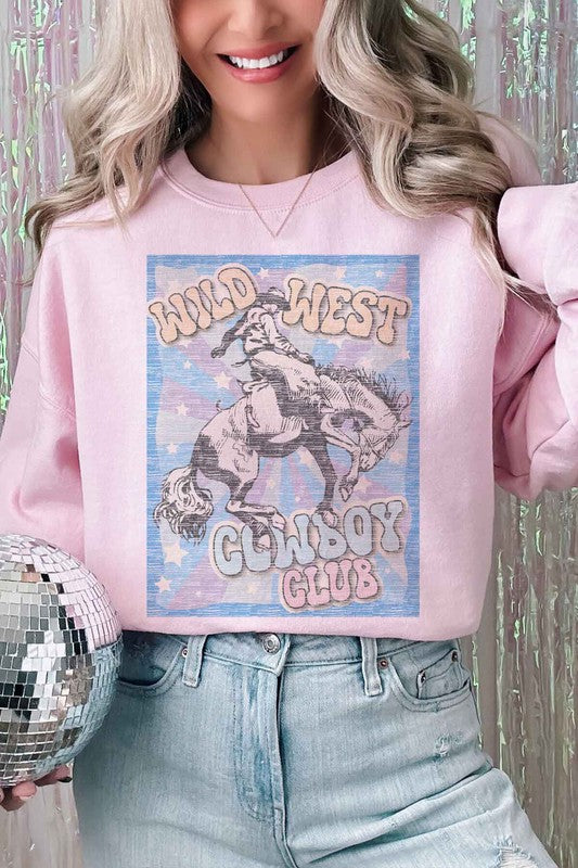 WILD WEST COWBOY CLUB OVERSIZED SWEATSHIRT