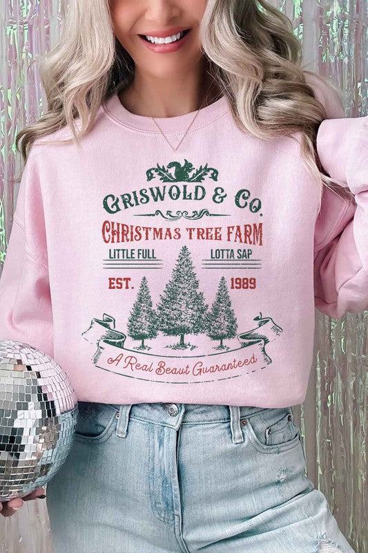 CHRISTMAS TREE FARM OVERSIZED SWEATSHIRT