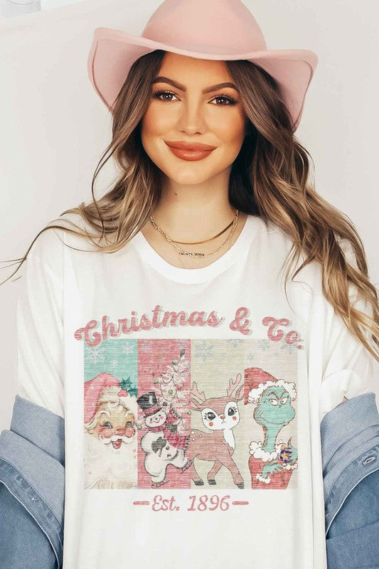 CHRISTMAS FACES GRAPHIC TEE