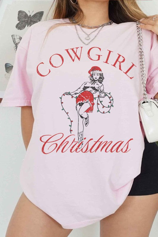 COWGIRL COUNTRY CHRISTMAS GRAPHIC TEE