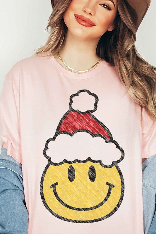 CHRISTMAS SMILES GRAPHIC TEE