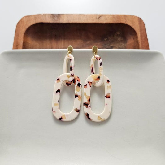 Chrissy Earrings - Terrazzo