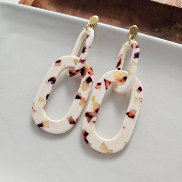 Chrissy Earrings - Terrazzo