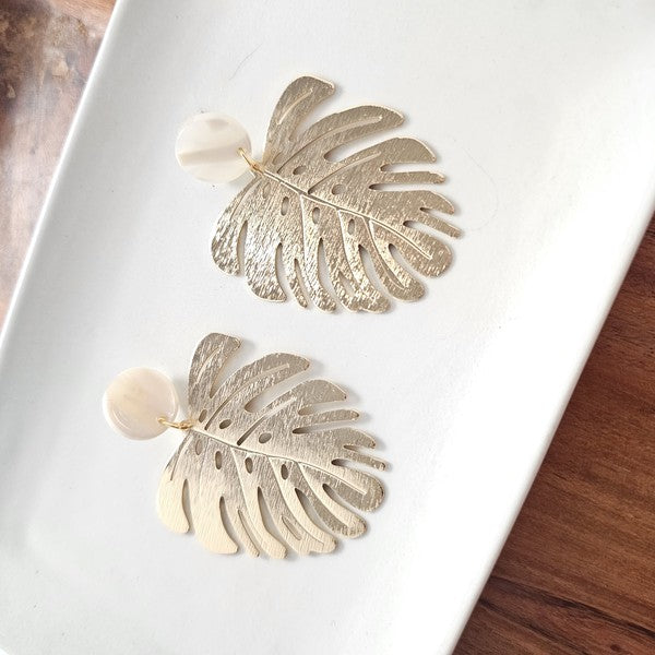 Belize Earrings - Ivory