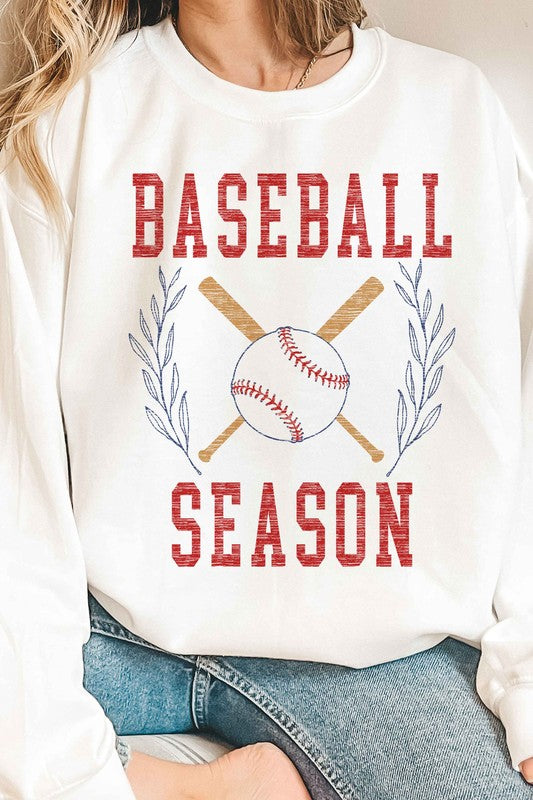 BASEBALL SEASON GRAPHIC SWEATSHIRT