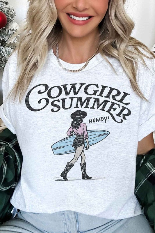 COWGIRL SUMMER WESTERN OVERSIZED TEE