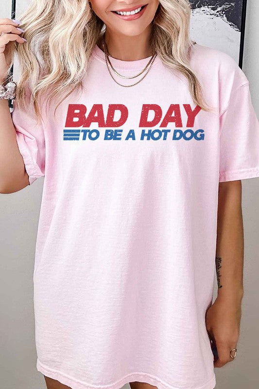 BAD DAY TO BE A HOT DOG GRAPHIC TEE