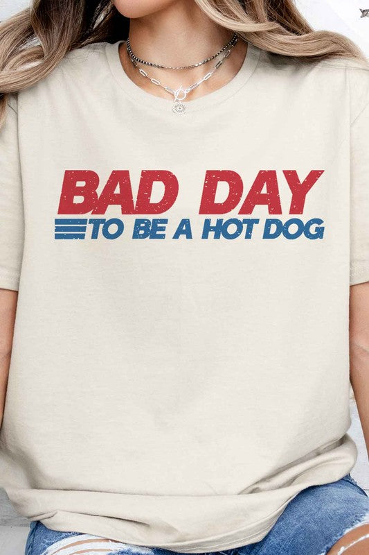 BAD DAY TO BE A HOT DOG GRAPHIC TEE