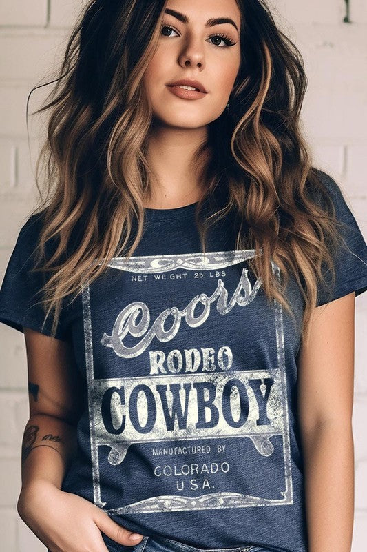 Coors Rodeo Cowboy Graphic Tee