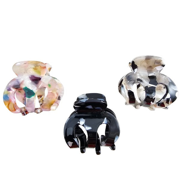 Claire Hair Claw Trio - Multicolor