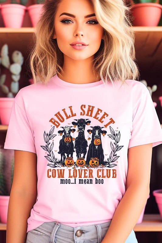 Bull Sheet Cow Lover Club Graphic Tee