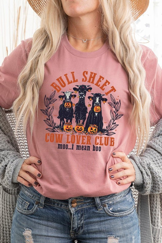 Bull Sheet Cow Lover Club Graphic Tee