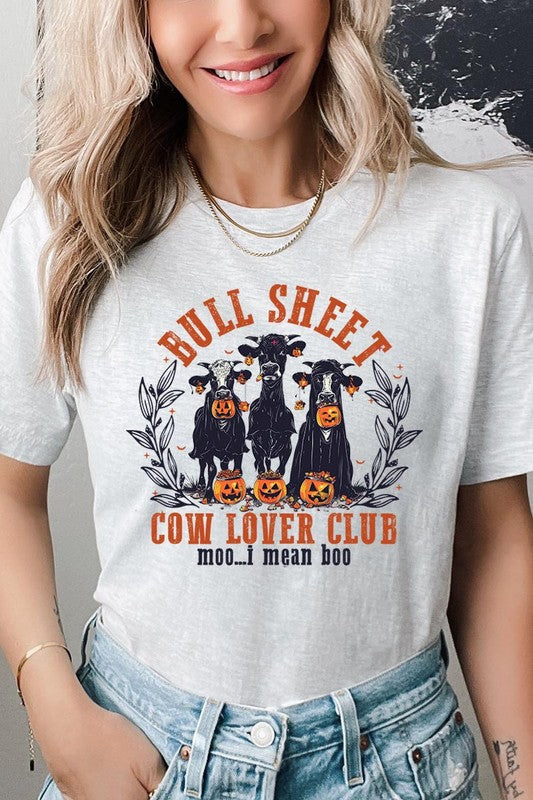 Bull Sheet Cow Lover Club Graphic Tee