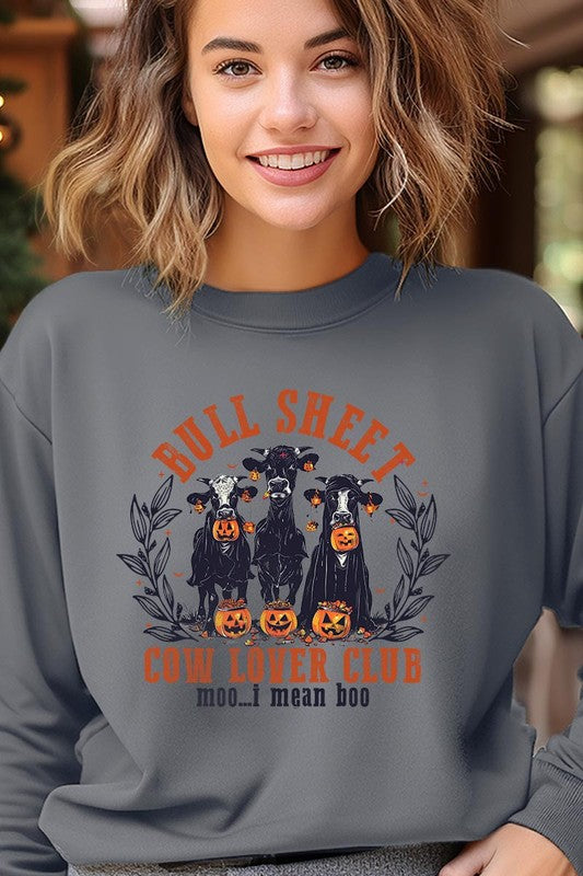 Bull Sheet Cow Lover Club Graphic Sweatshirts