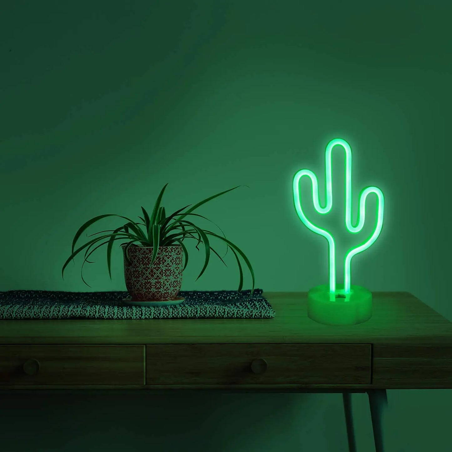 Cactus Neon Sign - USB or Battery Powered LED Light